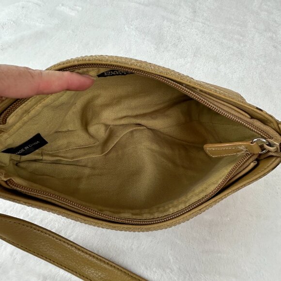 Franco Sarto Shoulder Bag Womens small Yellow hobo Handbag - Picture 6 of 10